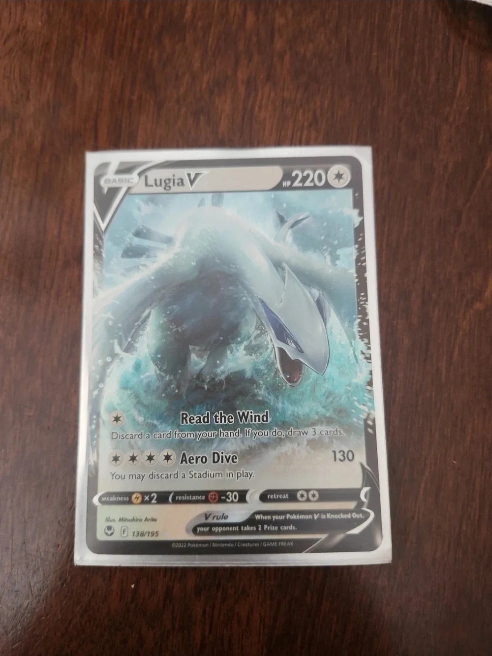 Pokemon TCG Lugia V 138/195 Silver Tempest Holo Ultra Rare 220HP ENG